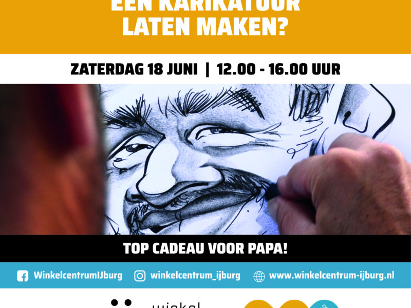 Karikatuur tekenaars in IJburg